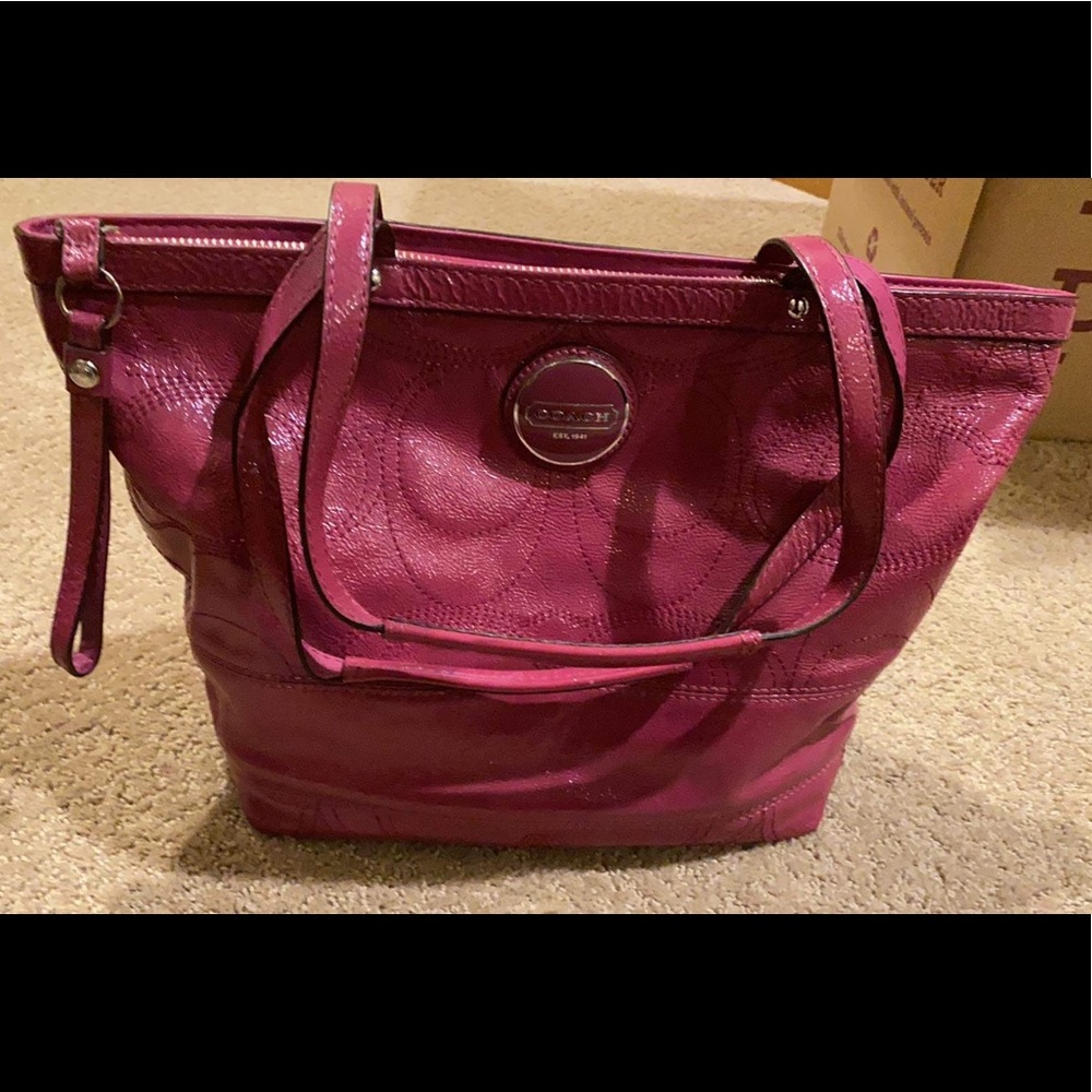 Coach Stiched C Striped